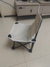 户外装备高品质车载便携亲子户外折叠椅用于露营钓鱼写生 白色中号33 实拍图