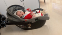 怡戈（Ekobebe）小元宝新生婴儿提篮式儿童安全座椅汽车用宝宝便携车载提篮幻影灰 实拍图