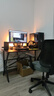 奥伦福特  电脑桌台式家用电竞游戏桌办公书桌简约书房写字桌子 碳纤维纹路单桌-120*60 升级款电竞桌 实拍图