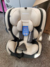 Heekin德国 儿童安全座椅汽车用0-4-12岁婴儿宝宝360度旋转ISOFIX硬接口 尊享灰(遮阳棚+上拉带+侧保护) 实拍图