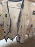 欢喜小熊婴儿连体衣春季新生儿蝴蝶衣宝宝纯棉衣服春秋天打底衣和尚服 实拍图