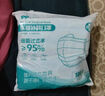 【独立100片】医用口罩透气口罩加宽耳带三层防护面罩防晒防花粉 白色【每一片独立】100只/1袋 实拍图