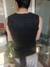 莫代尔2件男士保暖背心男无痕双面加厚加绒秋冬季加大码打底衫坎肩马甲 【无痕保暖 2件装】黑色+深灰 2XL (建议125-150斤) 实拍图