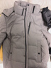 雪中飞鹅绒羽绒服男士短款脱卸帽加厚保暖休闲商务秋冬外套男装185 实拍图
