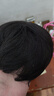 佰丝堂假发女短发全头套式短直发中老年妈妈整顶发套真发均码（自然黑） 实拍图