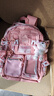 爱迪生发明家初中生书包贝儿小学生大容量女生减负双肩背包 2260-1 粉色大号 实拍图