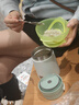 乐扣乐扣（LOCK&LOCK）保温桶 不锈钢便携式手提保温饭盒带餐具700ML 薄荷绿 LHC8042MIT 实拍图