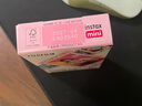 富士（FUJIFILM） instax 3英寸立拍立得相机mini迷你相纸 一次成像胶片胶卷 3寸花花调色盘+相册+冰箱贴【内含10张花花相纸】 官方标配 实拍图