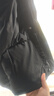 鸭鸭王一博同款312g充绒冰壳系列羽绒服长款男女极寒加厚冬季保暖外套 青光黑色 【男女同款现货速发】 M 实拍图
