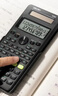 得力（deli）双电源函数计算器 科学计算器考试学生专用 初高中生多功能电子计算机注会cpa一建 黑色TE703 实拍图