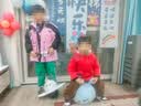 羊角球儿童感统训练幼儿园弹力瑜伽跳跳球玩具充气蹦蹦球 蓝45cm 实拍图