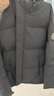 京东京造羽绒服男鸭绒加厚防寒工装面包服防泼水冬季外套短款 灰色 XL 实拍图