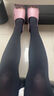 振德医用静脉曲张弹力袜 压力二级长筒直筒 静脉曲张袜 压力袜黑色XL 实拍图