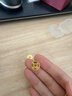 中银鑫行黄金吊坠足金999五帝币手链转运珠金钱币DIY编绳手串手绳 乾隆通宝不带绳 约1g（克重多退少补） 实拍图