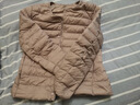 优衣库女装高级轻型羽绒便携式茄克/轻暖便携排骨羽绒478575 478575/70浅紫色 M 实拍图