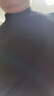 啄木鸟（TUCANO）半高领毛衣男时尚简约针织衫舒适保暖百搭男装上衣打底衫 黑色XL 实拍图