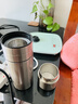 唯万大容量茶水分离保温杯316不锈钢泡茶杯车载男士便携家用礼品水杯 钢本色400ml【带杯套杯刷】 实拍图