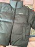 李宁泡芙羽绒|防泼水短羽绒服男女同款宽松85%鸭绒运动外套AYMV427 实拍图