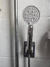Rosecret【德国】增压淋浴花洒喷头全套强劲家用多功能洗澡手持莲蓬喷头 银色-单喷头+1.5米防爆软管+支架丨浴室浴霸一整套 硅胶出水孔密集大出水量畅享淋浴 实拍图