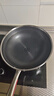 康巴赫炒锅不粘锅316L不锈钢炒菜锅32cm蜂窝平底煎炒锅电磁炉燃气灶通用 实拍图