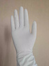 塞莫诗一次性乳胶橡胶手套高弹舒适 清洁实验100只/盒 乳白色 大号 实拍图