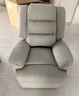秉绪头等太空沙发单人沙发舱电动功能躺按摩懒人沙发可睡觉电竞沙发椅 浅灰猫抓皮 手动坐躺 实拍图