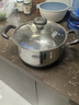 爱仕达（ASD）汤锅 304不锈钢小汤锅 蒸锅复底炖煮锅 20CM燃气电磁炉通用奶锅B1 实拍图