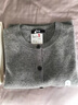 优衣库女装羊绒圆领针织短开衫479672 03 灰色 M 实拍图
