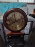 汉时（Hense）桌面台钟客厅座钟复古时钟坐钟摆件创意家用摆放台式钟表HD275 金属盘+石英机芯 实拍图