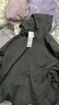 优衣库女装双面穿防风摇粒绒拉链连帽外套户外防水冬季新款479697 479697/59墨绿色 L 实拍图