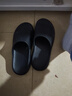 京东京造【3.5cm踩屎感】eva厚底拖鞋男士防臭休闲凉拖鞋夜色黑 42-43 实拍图