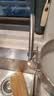 净水器水龙头家用直饮过滤器厨房纯水机单双出水304不锈钢2分配件 G款304不锈钢单出水龙头（3分） 实拍图