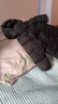 保姆鹅  【风墙】儿童羽绒服宝宝中长款护脸加厚外套保暖童装[NG2664] 炭黑 100 实拍图