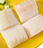 禧美海产 冷冻真鳕鱼切块180g/盒 独立4-6块 去皮去刺纯肉 海鲜 实拍图