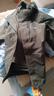 JEEP冲锋夹克衣男女同款三合一两件套保暖防风加绒外套 军绿 L 实拍图