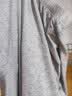 颂感睡裤男士夏季纯棉100%长裤春秋裤居家居裤睡衣全棉休闲裤宽松纯色 【束脚 薄款】浅灰 L （建议120-140斤） 实拍图
