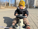 贝易典藏扭扭车 1-6岁宝宝摇摇车大人可坐宝宝礼物声光音乐款 云母灰 实拍图