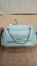 CHARLES&KEITH26春新品菱格链条口袋包腋下包机车包情人节礼物CK2-80671832 Mint Green薄荷绿色 S 实拍图