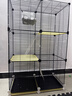 宠趣汇龙猫松鼠笼子柜笼大号多层加密家用大别墅花枝鼠密袋鼬可用笼子 无轮大3层【74_37_113】 基础款【托盘+爬梯+笼子】 实拍图