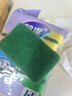 妙洁海绵百洁布 11*7cm 12片装 四色分用去油污抹布厨房洗碗棉 实拍图
