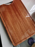 双枪乌金檀菜板 百年龄整木砧案板家用切菜食品抗菌防霉实木40*27*2.5 实拍图