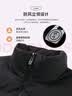 与狼共舞【鹅绒】立领羽绒服男高充绒2026冬季加厚黑金科技保暖外套7057 黑色001 L (175) 鹅绒量:180G 实拍图