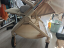 TianRui婴儿推车高景观双向可坐可躺可折叠轻便携带四轮万向可换向婴儿车 定制版-卡布奇诺 7英寸宽轮提升40% 实拍图