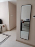 嘀哒生活 DIDA LIFE全身镜壁挂式贴墙镜自粘挂墙镜简约家用客厅卧室穿衣镜试衣镜镜子 绅士黑40*150（高清银镜） 实拍图