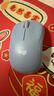 罗技（Logitech）M221 轻音鼠标 无线鼠标 办公鼠标 对称鼠标 带无线微型接收器 雾霭蓝 实拍图