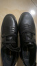 红蜻蜓秋冬真皮正品皮鞋牛皮轻便软底男士商务休闲皮鞋WJA33220 黑色 39 实拍图
