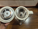 金灶（KAMJOVE）煮茶器 喷淋式煮茶玻璃养生花茶壶 电热水壶煮茶壶1L蒸茶器A-57 摩登白 1L 实拍图