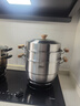 爱仕达（ASD）蒸锅304不锈钢三层家用蒸煮炖汤锅 30CM加高双层蒸笼·原木系列G1 实拍图