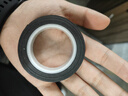 欧唛（oumai）特氟龙隔热胶带铁氟龙绝缘胶布耐高温300度封口机真空机防渗漏特氟龙胶纸 黑色10mm*10m 1卷装 实拍图