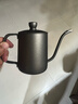 京东京造 手冲壶细嘴家用挂耳手冲咖啡304不锈钢壶不粘涂层星空黑350ml 实拍图